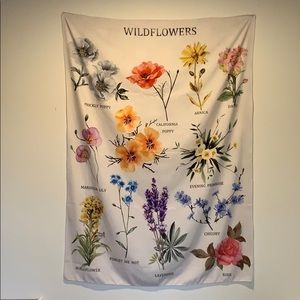 Wildflowers Tapestry 44” x 66”